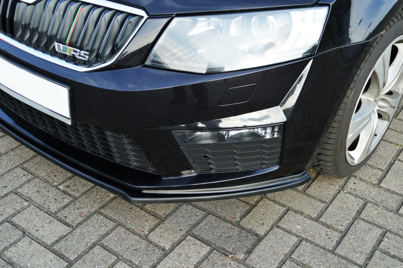CUP Frontspoilerlippe ABS Skoda Octavia RS 5E ab Bj.: 2013- Schwarz Matt