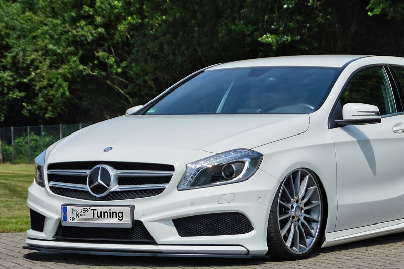 CUP Frontspoilerlippe ABS Mercedes Benz A-Klasse AMG. Line, W176 Carbon