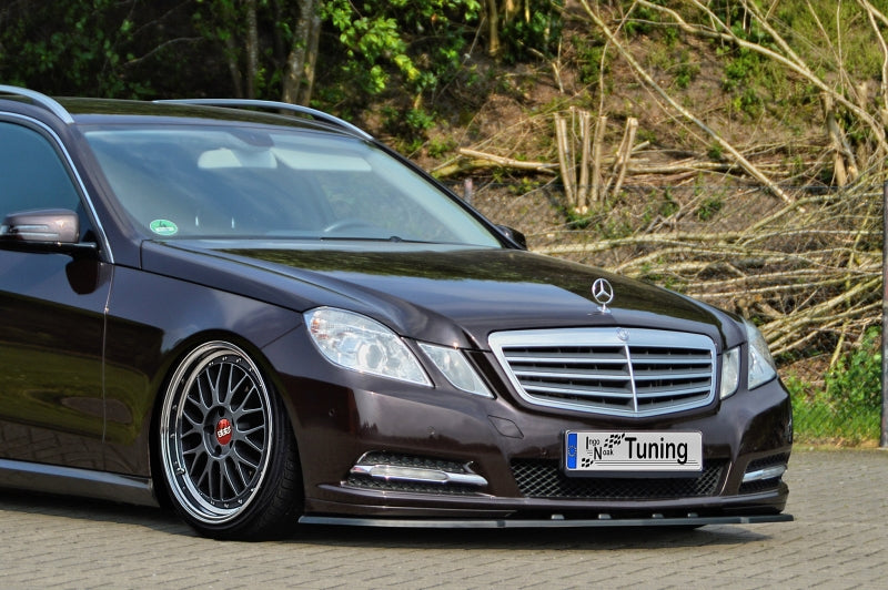 CUP Frontspoilerlippe Mercedes Benz E Klasse Typ W212 S212V212A207C207 Schwarz Glanz