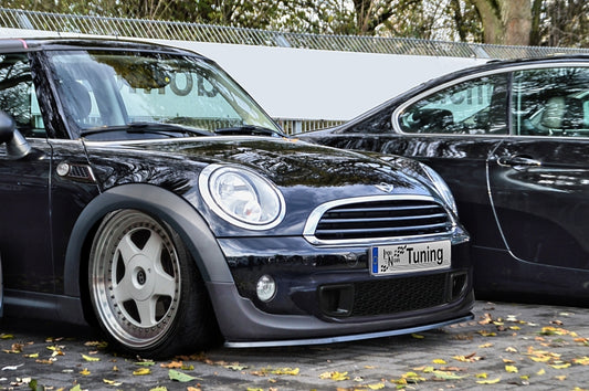 CUP Frontspoilerlippe ABS Mini Cooper R56 Ab Bj.: 2006-14 Schwarz Matt