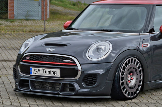 CUP Frontspoilerlippe ABS Mini Cooper JCW, F55/F56 Ab Bj.:2014- Schwarz Glanz