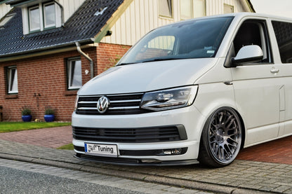 CUP Frontspoilerlippe ABS Volkswagen Bus T6 ab Bj.: 2015- Schwarz Matt