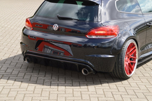 Heckdiffusor Einsatz ABS Volkswagen Scirocco R 3 Typ 13 Bj.: 2009-2014 Carbon