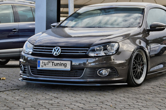 CUP Frontspoilerlippe ABS Volkswagen Eos 2010-2015 Schwarz Matt