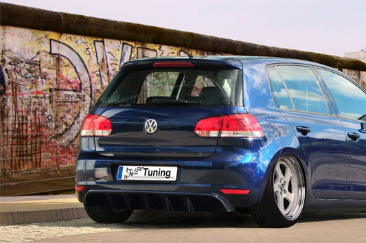Heckdiffusor ABS Volkswagen Golf 6, 1K Bj.: 2008-2013 Schwarz Glanz