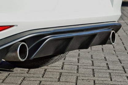 Heckdiffusor Einsatz ABS Volkswagen Golf 7 GTI + GTD Typ AU Carbon
