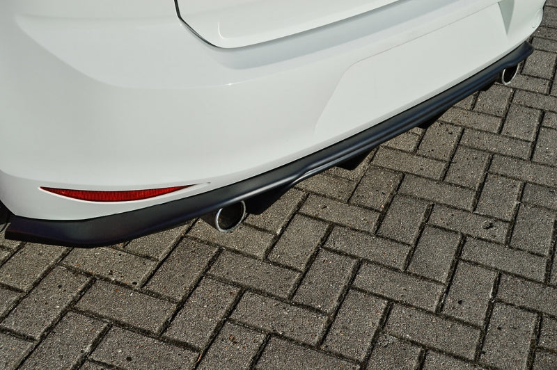 Heckdiffusor Einsatz ABS Volkswagen Golf 7 GTI + GTD Typ AU Schwarz Matt