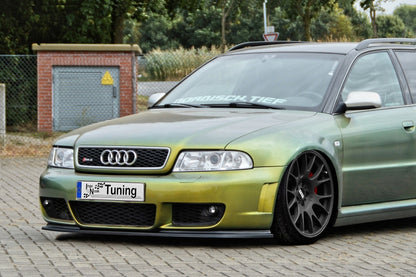 CUP Frontspoilerlippe ABS Audi RS4, B5 Bj.: 1999-2001 Schwarz Glanz