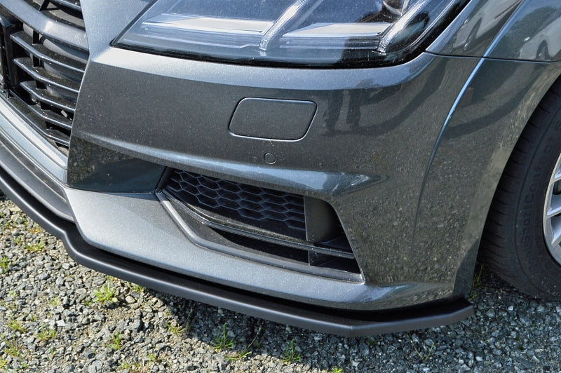 CUP Frontspoilerlippe ABS Audi TT 8S ab Bj.: 2014- Schwarz Matt