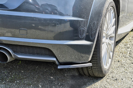 Heckansatz Seitenteile ABS Audi TT 8S ab Bj.: 2014- Schwarz Glanz