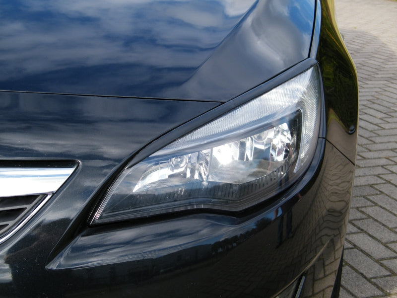 Scheinwerferblenden Opel Astra J OPC ab Bj.: 2012- Schwarz Matt