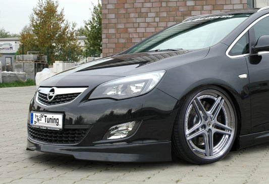 Frontspoiler ABS Opel Astra J 5 türer + Sportstourer Schwarz Matt