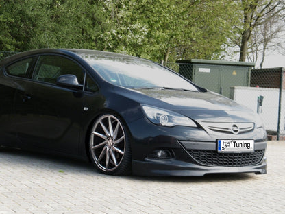 Frontspoiler ABS Opel Astra J GTC ab Bj.: 11/2012- Schwarz Glanz
