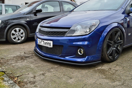 CUP Frontspoilerlippe ABS Opel Astra H, OPC Bj.: 2005-2010 Schwarz Glanz