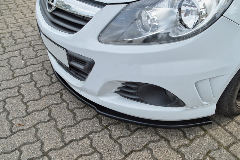 CUP Frontspoilerlippe ABS Opel Corsa D OPC Bj.: 2007-2014 Schwarz Matt