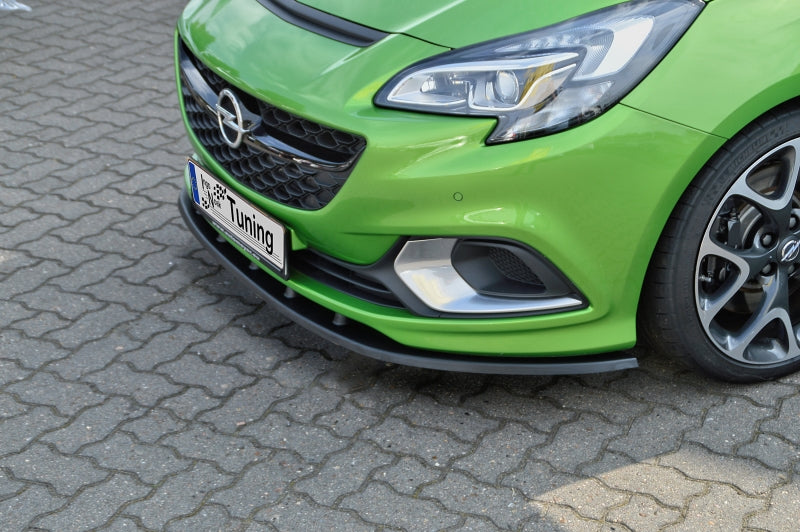 CUP Frontspoilerlippe ABS Opel Corsa E OPC ab Bj.: 2014- Schwarz Glanz