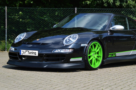 Frontspoiler ABS Porsche 911,997 ab Bj.: 2004-2008 Schwarz Matt