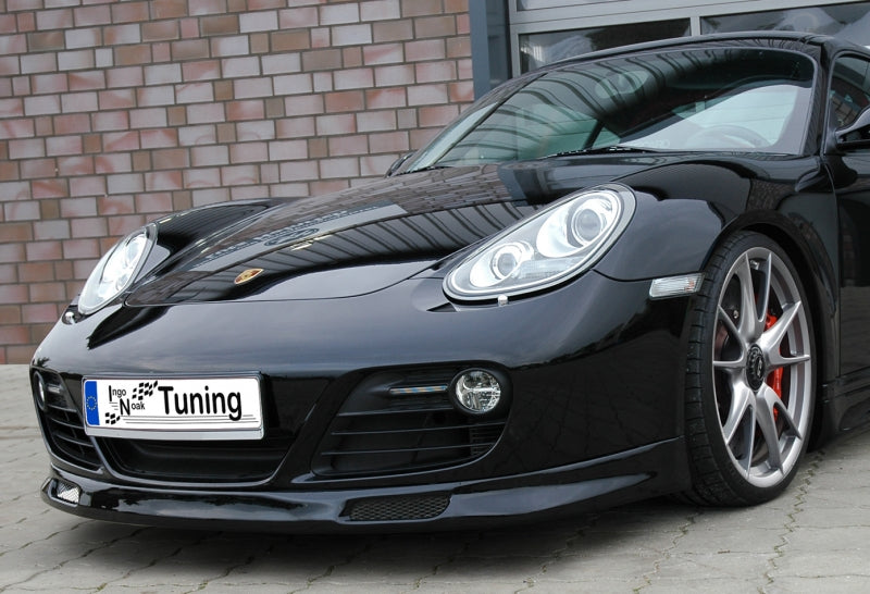 Frontspoiler in GT3 Optik ABS Porsche Cayman 987 Bj.: 2009-2013 Schwarz Matt