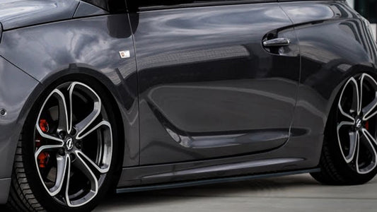 CUP Seitenschweller Opel Adam S, + OPC Line ab Bj.: 2015- Schwarz Matt