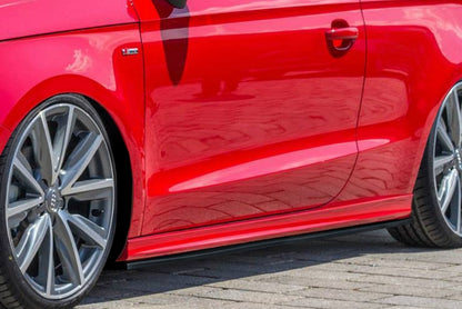 CUP Seitenschweller Audi A1, 8X ab Bj.:2014 - Schwarz Matt