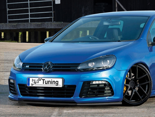 CUP Frontspoilerlippe ABS Volkswagen Golf 6R, Typ 1K Schwarz Glanz