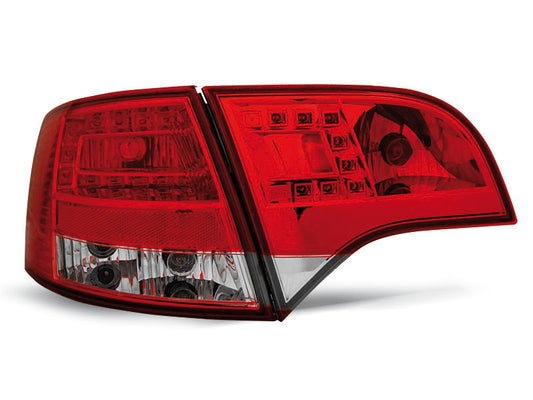 Tuning-Tec LED Rückleuchten für Audi A4 B7 (8E) Avant 04-08 rot/klar