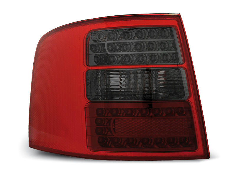 Tuning-Tec LED Rückleuchten für Audi A6 4B (C5) Avant 97-04 rot/rauch mit LED Blinker