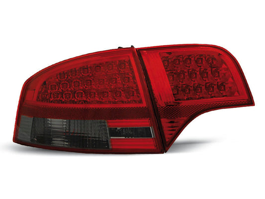 Tuning-Tec LED Rückleuchten für Audi A4 B7 (8E) Limousine 04-08 rot/rauch