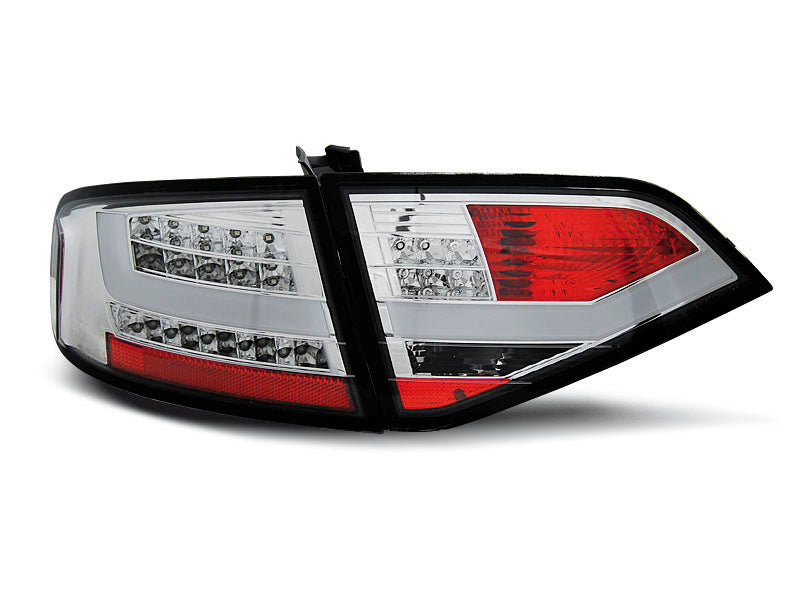 Tuning-Tec LED Lightbar Rückleuchten für Audi A4 B8 (8K) Limousine 08-11 chrom