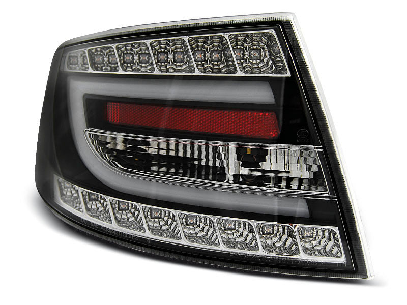 Tuning-Tec LED Lightbar Rückleuchten für Audi A6 4F (C6) 04-08 Limousine schwarz (6Pin)