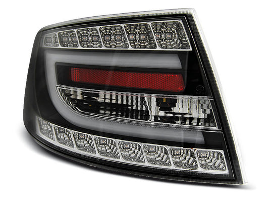 Tuning-Tec LED Lightbar Rückleuchten für Audi A6 4F (C6) 04-08 Limousine schwarz (6Pin)