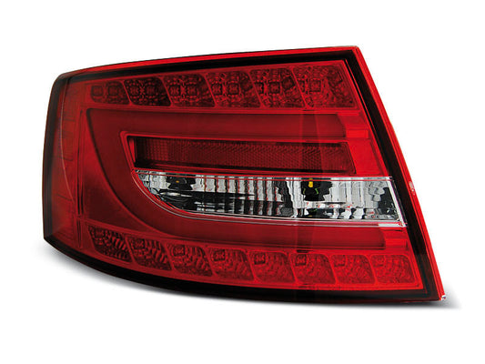 Tuning-Tec LED Lightbar Rückleuchten für Audi A6 4F (C6) 04-08 Limousine rot/klar (7Pin)