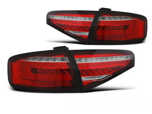 Tuning-Tec LED Lightbar Rückleuchten für Audi A4 B8 12-15 Rot/Weiß / Dynamische Blinker