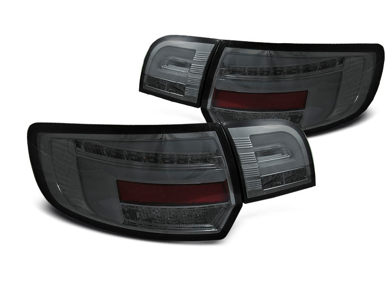Tuning-Tec Voll LED Lightbar Rückleuchten für Audi A3 8P Sportback 04-08 rauch mit dynamischem Blinker