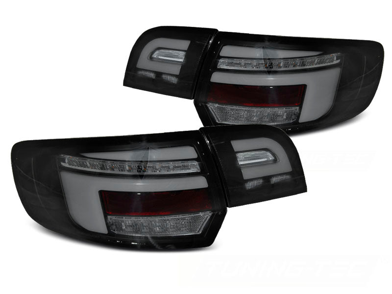 Tuning-Tec Voll LED Lightbar Rückleuchten für Audi A3 8P Sportback 04-08 schwarz mit dynamischem Blinker