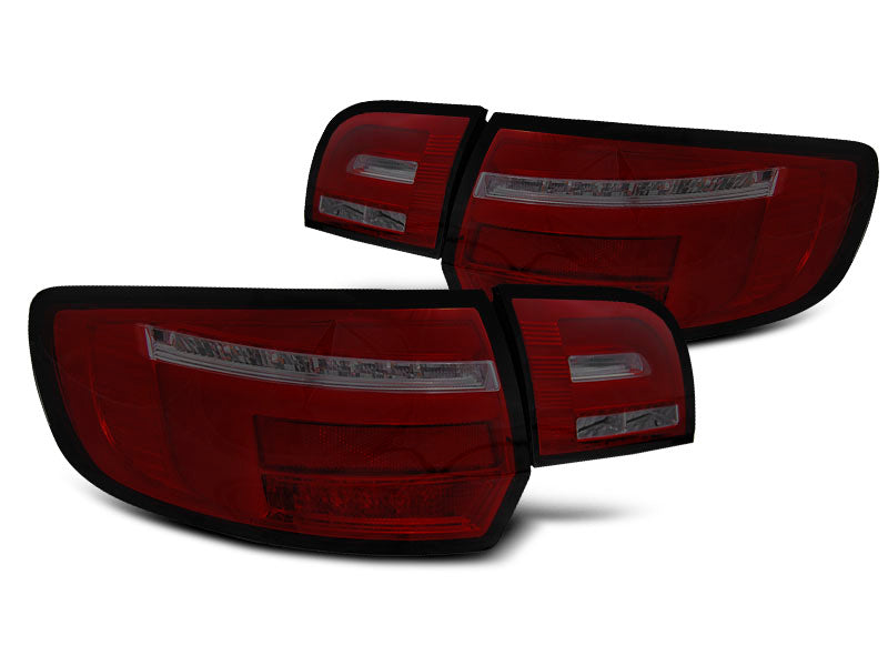 Tuning-Tec Voll LED Lightbar Rückleuchten für Audi A3 8P Sportback 08-12 rot/rauch mit dynamischem Blinker
