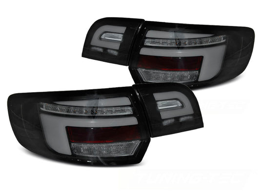 Tuning-Tec Voll LED Lightbar Rückleuchten für Audi A3 8P Sportback 08-12 schwarz mit dynamischem Blinker