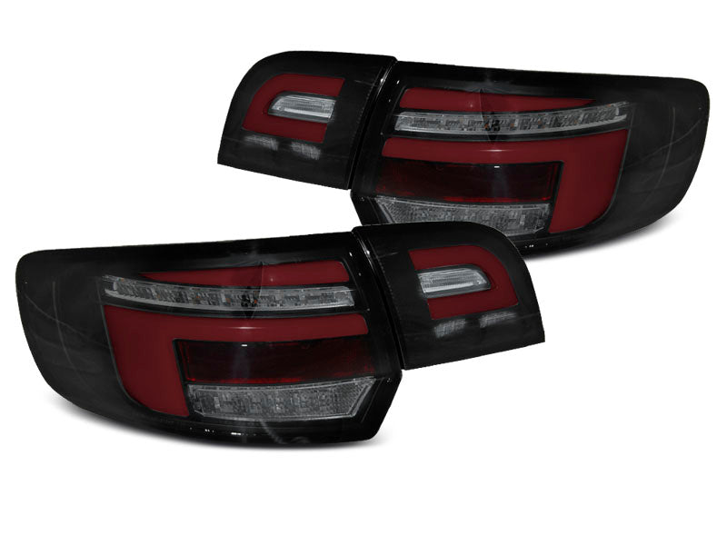 Tuning-Tec Voll LED Lightbar Rückleuchten für Audi A3 8P Sportback 08-12 schwarz mit dynamischem Blinker