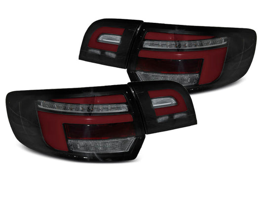 Tuning-Tec Voll LED Lightbar Rückleuchten für Audi A3 8P Sportback 08-12 schwarz mit dynamischem Blinker