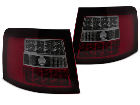 Tuning-Tec LED Rückleuchten für Audi A6 4B (C5) Avant 97-04 rot/rauch mit LED Blinker