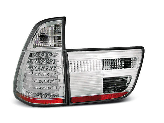 Tuning-Tec LED Rückleuchten für BMW X5 E53 99-03 chrom