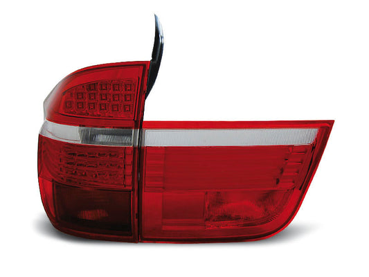 Tuning-Tec LED Rückleuchten für BMW X5 E70 07-10 rot/klar