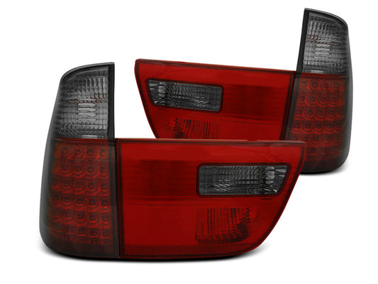 Tuning-Tec LED Rückleuchten für BMW X5 E53 99-06 rot/rauch