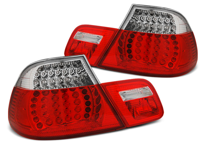 Tuning-Tec LED Rückleuchten für BMW 3er E46 Coupe 99-03 rot/klar mit dynamischem Blinker