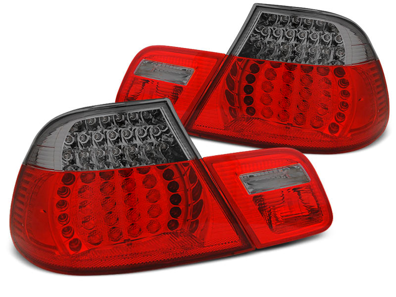 Tuning-Tec LED Rückleuchten für BMW 3er E46 Coupe 99-03 rot/rauch mit dynamischem Blinker