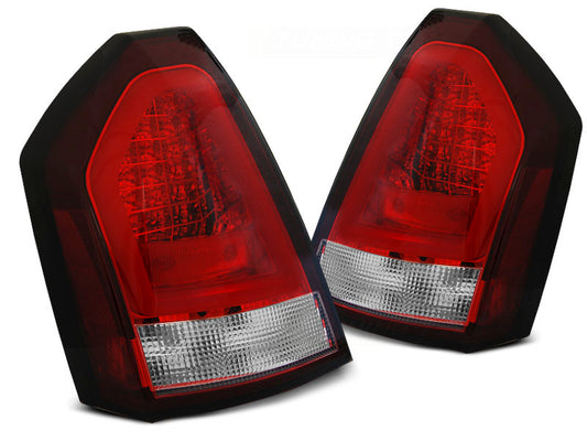 Tuning-Tec LED Lightbar Rückleuchten für Chrysler 300C Limousine 05-08 rot/klar