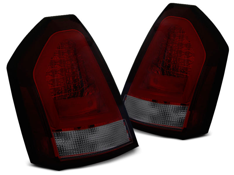 Tuning-Tec LED Lightbar Rückleuchten für Chrysler 300C Limousine 05-08 rot/rauch