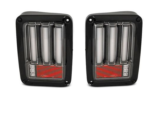 Tuning-Tec LED Lightbar Rückleuchten für Chrysler Jeep Wrangler JK 07-18 schwarz
