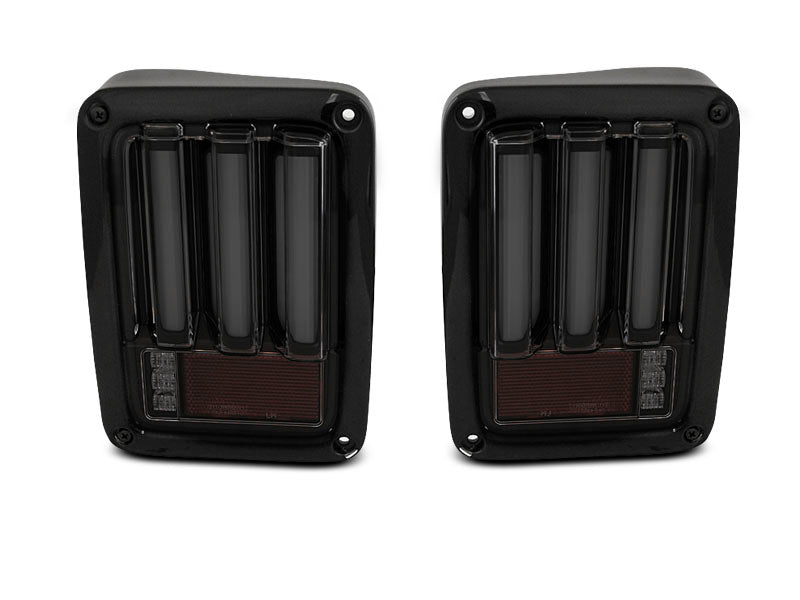 Tuning-Tec LED Lightbar Rückleuchten für Chrysler Jeep Wrangler JK 07-18 schwarz/rauch