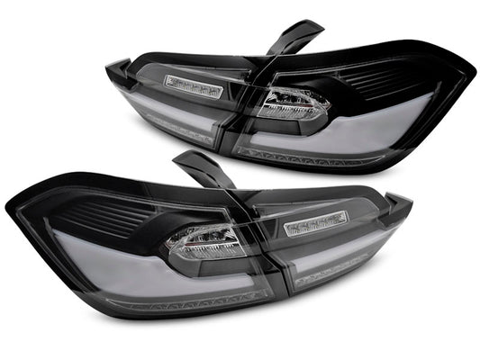 Tuning-Tec Voll LED Rückleuchten schwarz für FORD FIESTA MK8 Baujahr 17-21